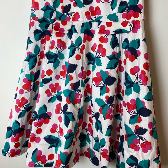 EEUC Draper James Cherry 🍒 Orchard Love Circle Dress - Picture 4 of 14